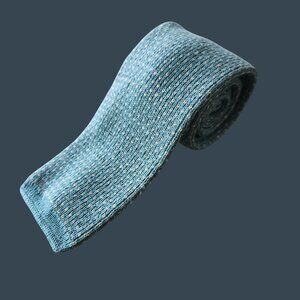 G. Marcus Cravates Blue Wool Mens Tie - 55 Inches Long